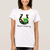 Happy St Patrick's day horseshoe T-shirt (Devant)