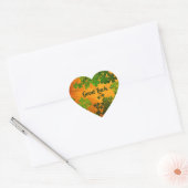 Happy St.Patrick's Day, ierse shamrocks Hart Sticker (Envelop)