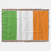 Happy St. Patrick's Day Ierse vlag kleuren deken (Voorkant)