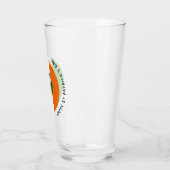 Happy St Patricks Day Irish Flag Clover Frosted Gl Glas (Links)