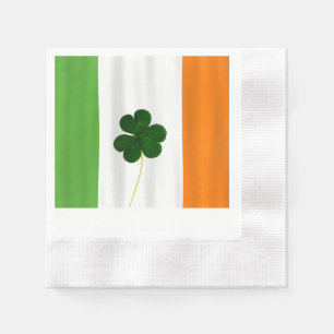 Happy St. Patrick's Day Irish Flag Shamrock Paddy Servet