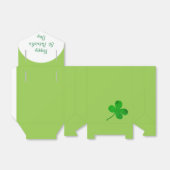 Happy St Patricks Day Irish Green Shamrock Bedankdoosjes (Uitgevouwen)