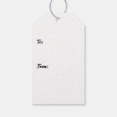 Happy St Patricks Day Irish Green Shamrock Custom Cadeaulabel (Achterkant)