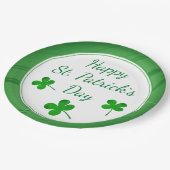 Happy St. Patrick's Day Irish Green Shamrock Papieren Bordje (Gekanteld)