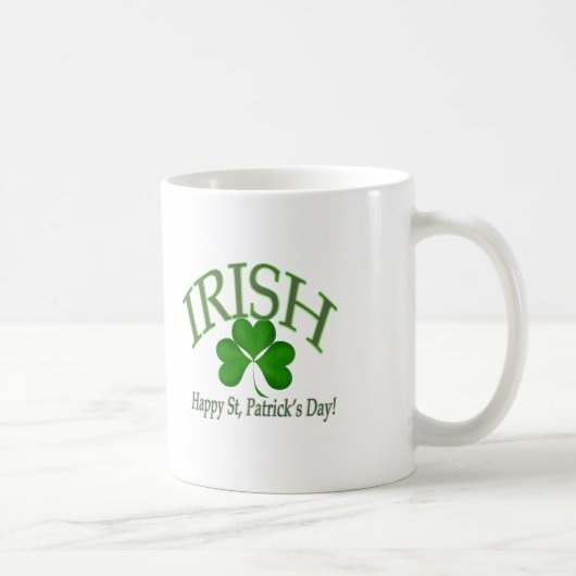 Happy St' Patrick's Day Irish Lucky Clover Gifts Koffiemok (Rechts)