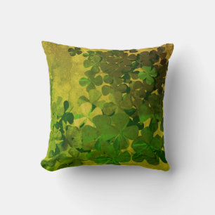 Happy St.Patrick's Day, irish shamrocks Kussen