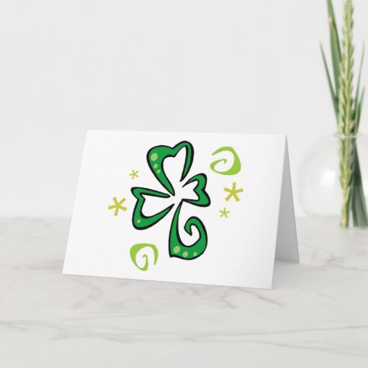 Happy St Patrick's Day Kaart (Voorkant)
