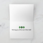 Happy St. Patrick's Day Kaart (Binnen)