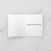 Happy St. Patrick's Day Kaart (Binnen)