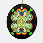 Happy St Patrick's Day Keramisch Ornament (Links)