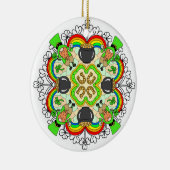 Happy St Patrick's Day Keramisch Ornament (Rechts)