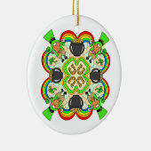 Happy St Patrick's Day Keramisch Ornament (Rechts)