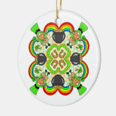 Happy St Patrick's Day Keramisch Ornament (Links)