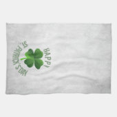Happy St. Patrick's Day Kitchen Towel Theedoek (Horizontaal)