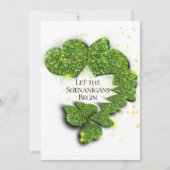 Happy St. Patrick's Day, laat de Shenanigans begin Kaart (Voorkant)