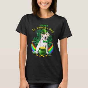 Happy St Patricks Day Labrador Leprechaun Pet Sham T-shirt