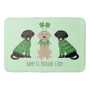 Happy St Patricks Day Labrador Retriever Honden Badmat