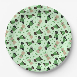 Happy St Patricks Day Labrador Retriever Honden Papieren Bordje