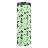 Happy St Patricks Day Labrador Retriever Honden Thermosbeker (Achterkant)