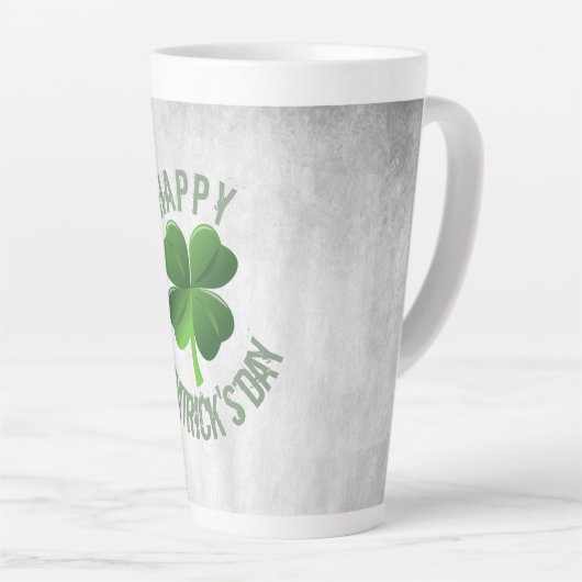 Happy St. Patrick's Day Latte Mok (Rechterhoek)