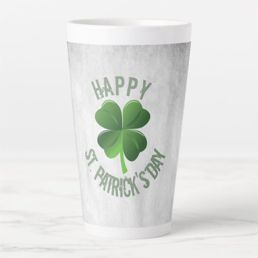 Happy St. Patrick's Day Latte Mok (Voorkant)