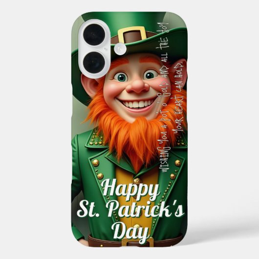 Happy St. Patrick's Day Leprechaun Case-Mate iPhone Case (Achterkant)