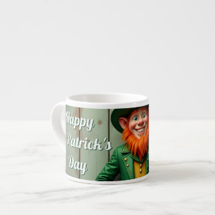 Happy St. Patrick's Day Leprechaun Espresso Kop