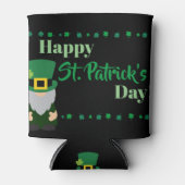 Happy St Patricks Day Leprechaun Gnome Blikjeskoeler (Voorkant)