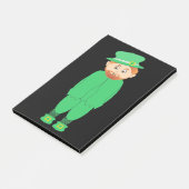 "HAPPY ST. PATRICK'S DAY" LEPRECHAUN POST-IT® NOTES (Schuin)