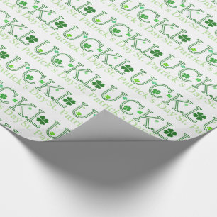 Happy St. Patrick's Day Luck Cadeaupapier
