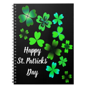 Happy St. Patrick's Day, Lucky Clovers Notitieboek