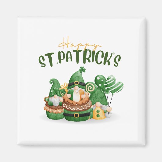 Happy St. Patricks Day - Lucky Irish Clover Party Magneet (Voorkant)