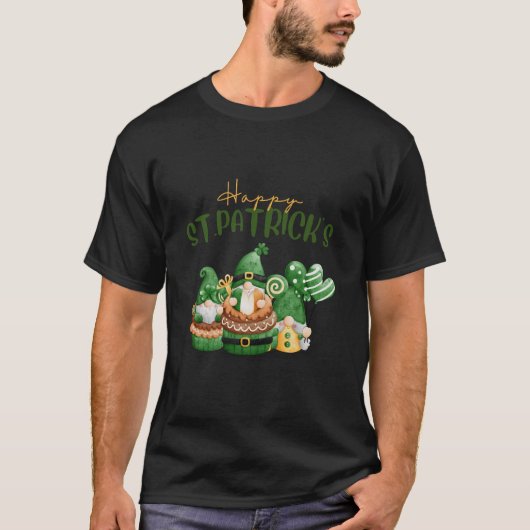 Happy St. Patricks Day - Lucky Irish Clover Party T-shirt (Voorkant)