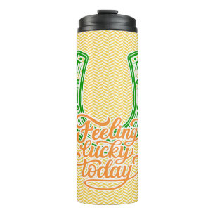 Happy St Patrick's Day - Lucky Today Thermosbeker
