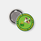 Happy St. Patrick's Day Magneet (Voorkant / Achterkant)