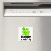 Happy St. Patrick's Day Magnet Magneet (Insitu (Vaatwasser))