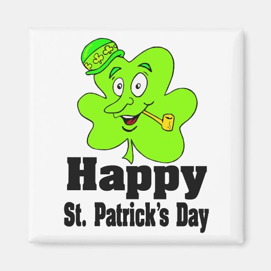 Happy St. Patrick's Day Magnet Magneet (Voorkant)