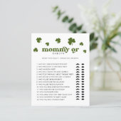 Happy St. Patrick's Day Mama of papa (Staand voorkant)