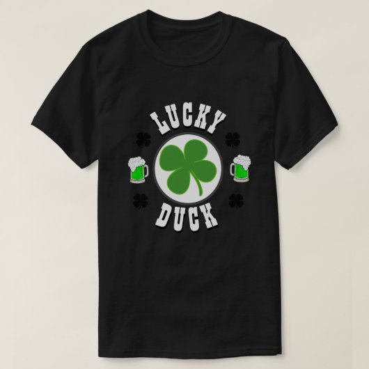 Happy St Patrick's Day Mannen Novelty Mode Lucky T-shirt (Design voorkant)