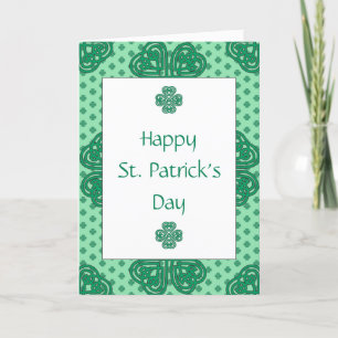 Happy St Patrick's Day met Irish Blessing Feestdagen Kaart