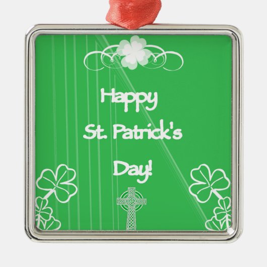 Happy St. Patrick's Day Ornament (Voorkant)