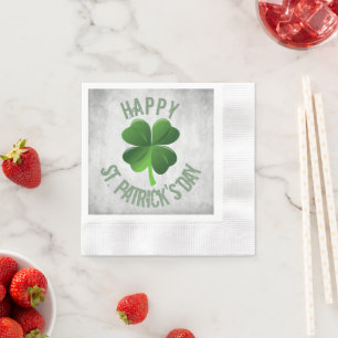 Happy St. Patrick's Day Paper Napkins Servet