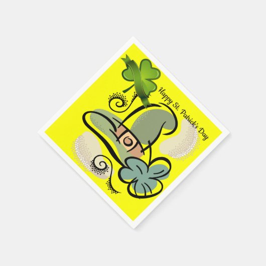 Happy St. Patrick's Day Paper Napkins Servet (Hoek)