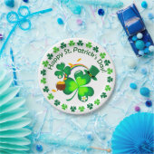 Happy St. Patrick's Day Papieren Bordje (Feest)