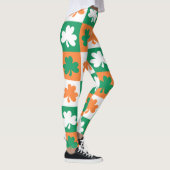 Happy St. Patrick's Day Pattern Leggings (Rechts)