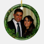 Happy St. Patrick's Day Photo Keramisch Ornament (Achterkant)