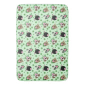 Happy St Patricks Day Pit Bull Dogs Badmat (Voorkant Verticaal)