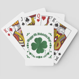 Happy St. Patrick's Day Pokerkaarten