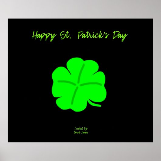 Happy St. Patrick's Day Poster (Voorkant)