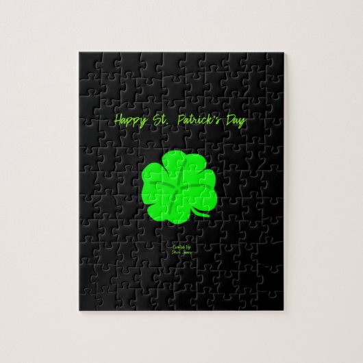 Happy St. Patrick's Day Puzzel 20,3 cm X 25,4 cm (Verticaal)